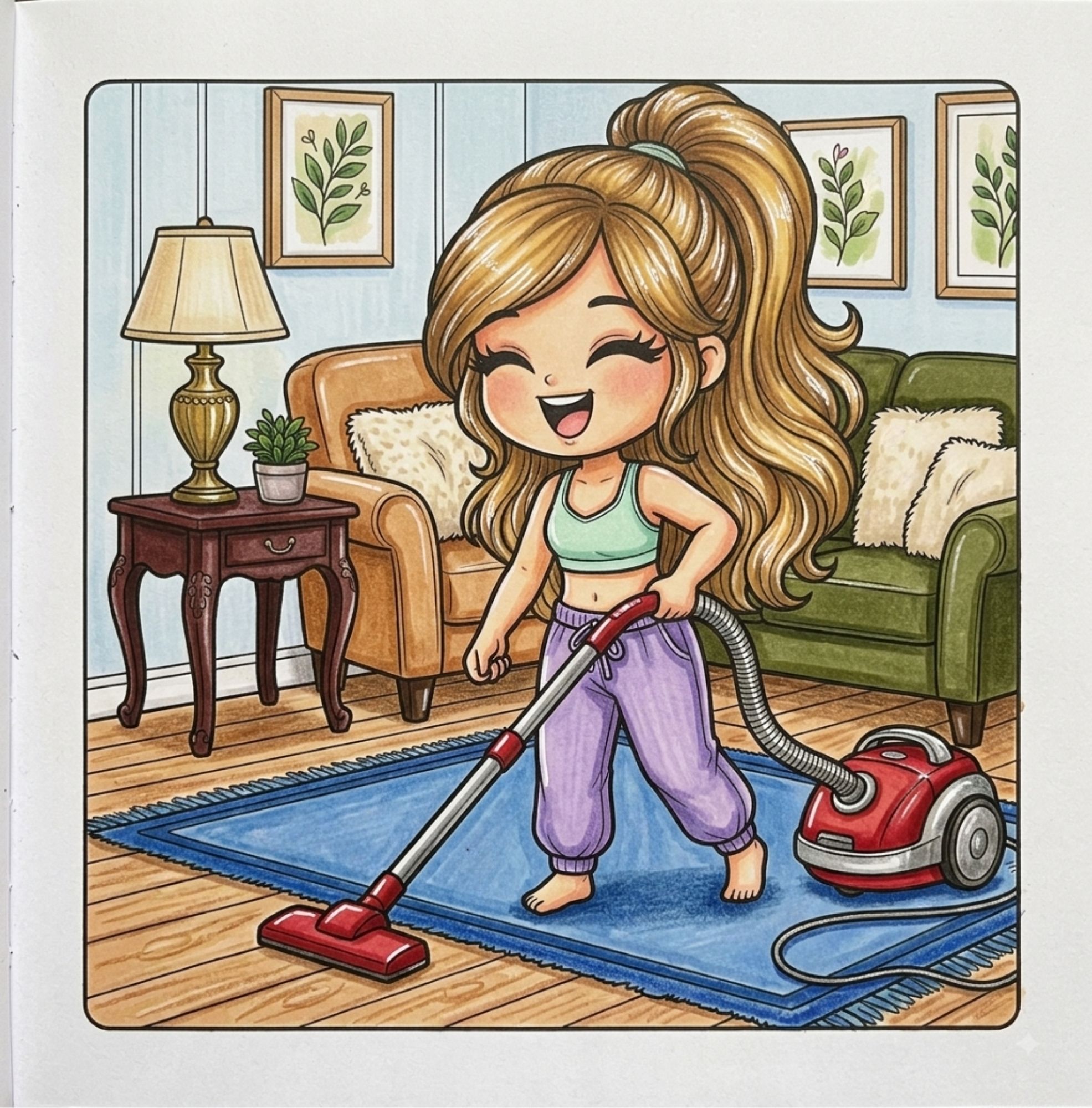 Colored page