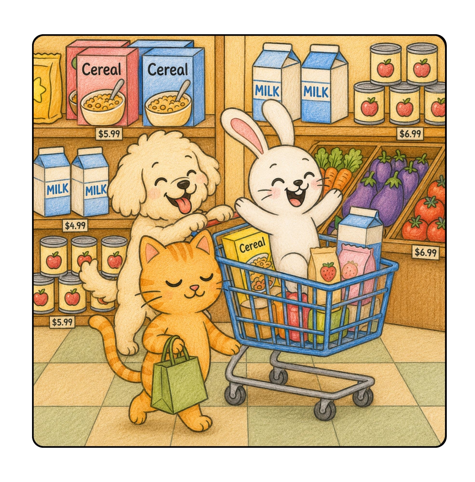Colored page