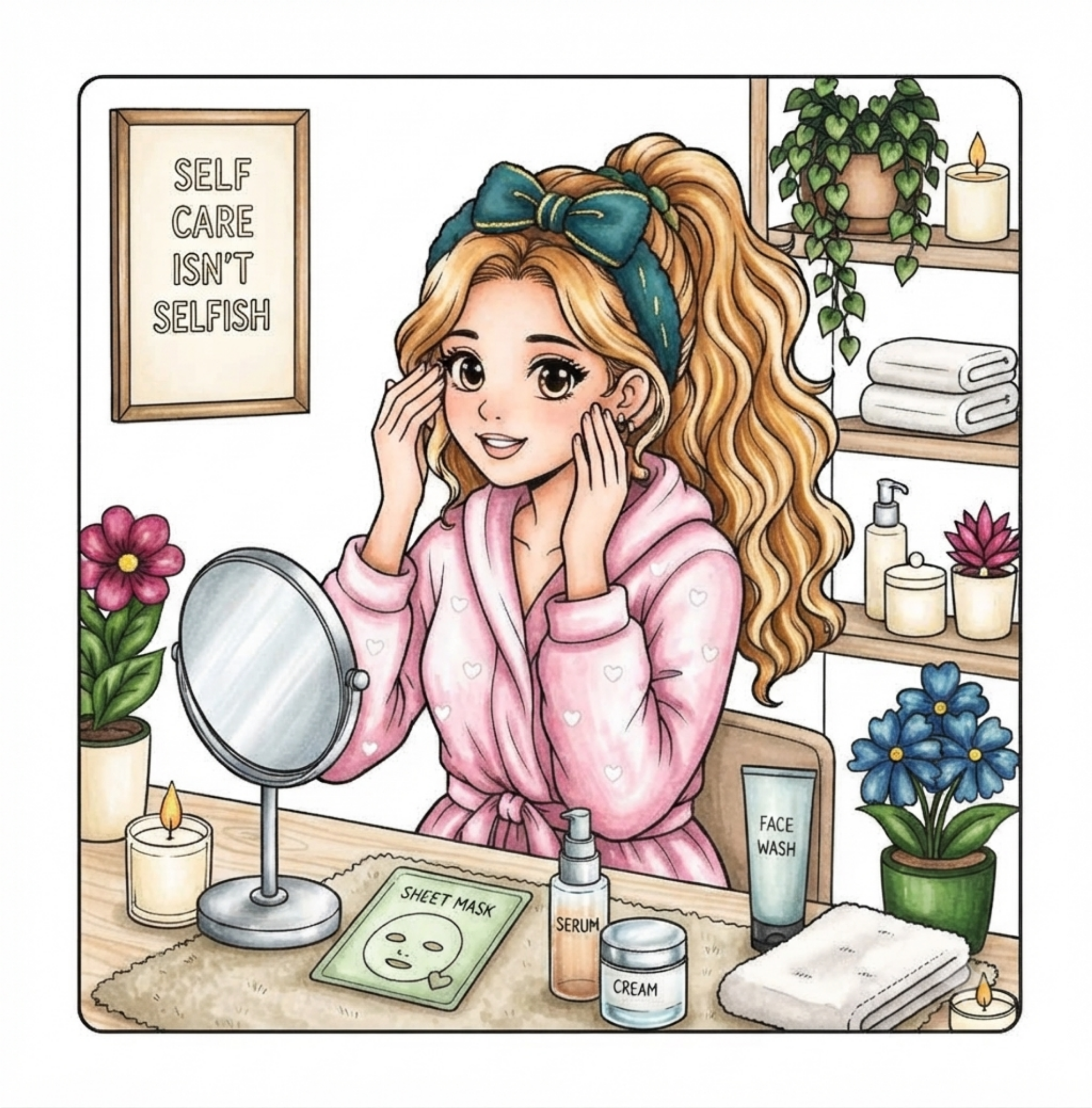 Colored page