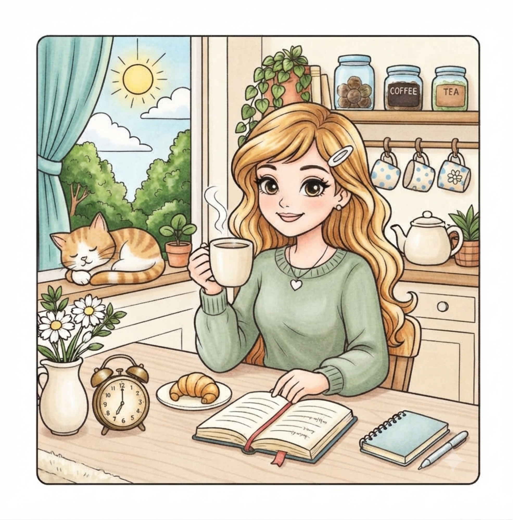 Colored page
