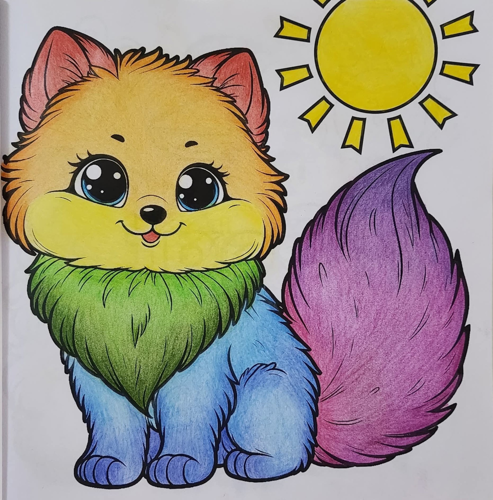 Colored page