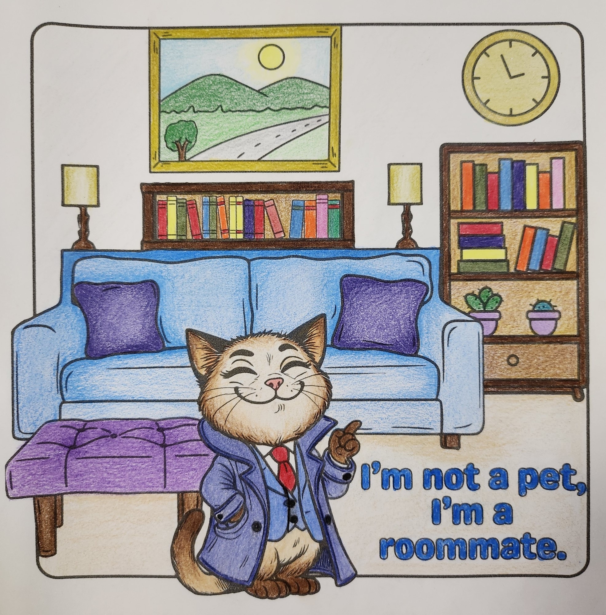 Colored page