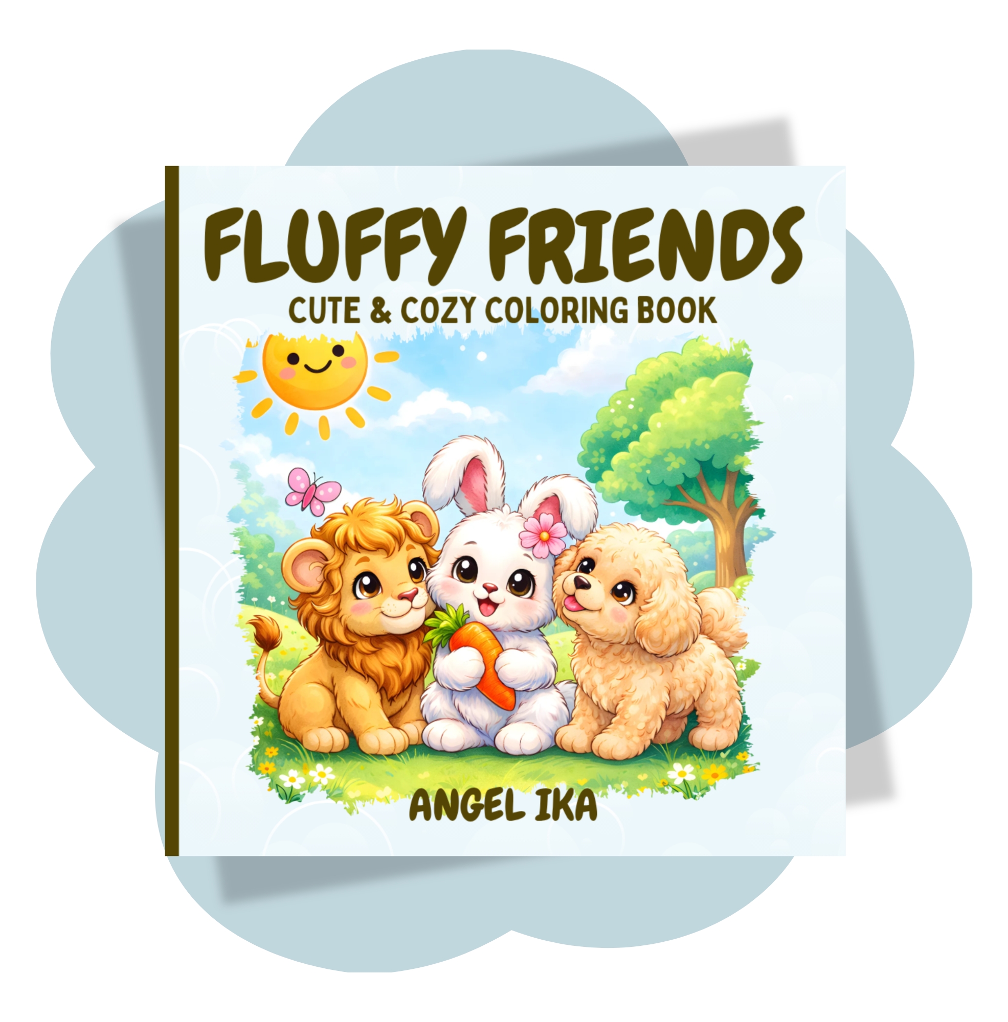 Fluffy Friends - Cute & Cozy Coloring Book