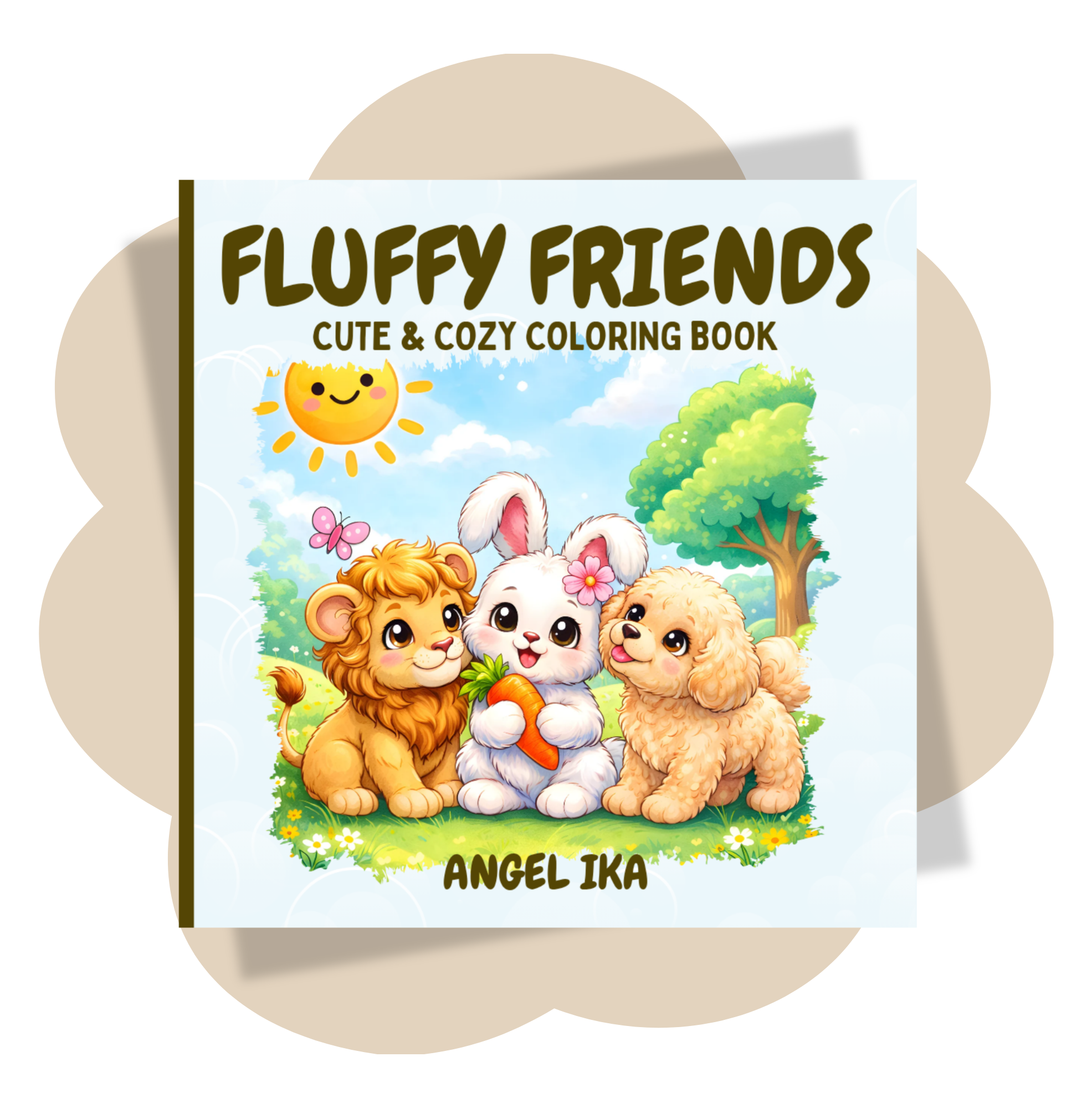 Fluffy Friends - Cute & Cozy Coloring Book