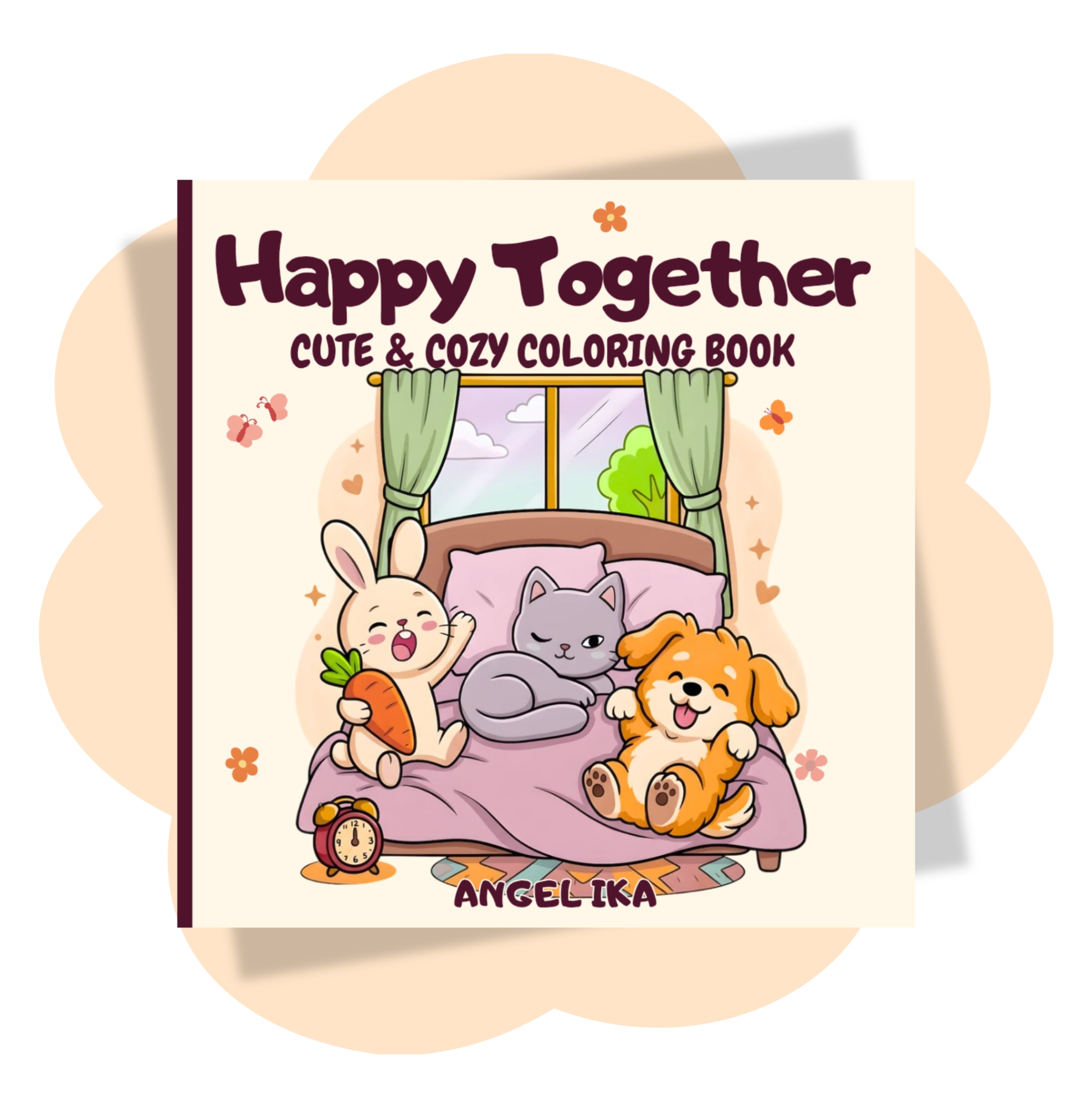 Happy Together - Cute & Cozy Coloring Book