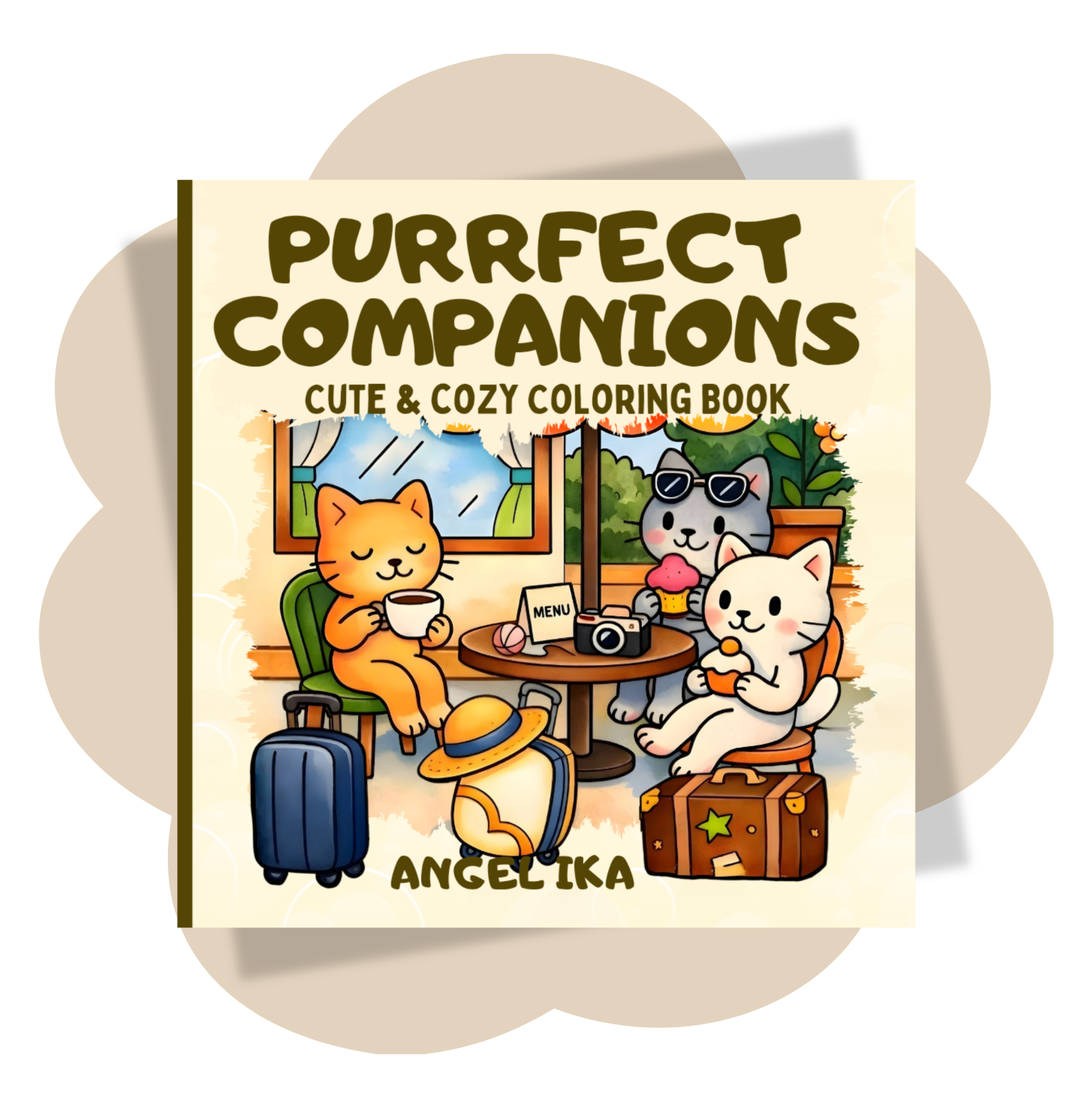 Purrfect Companions - Cute & Cozy Coloring Book